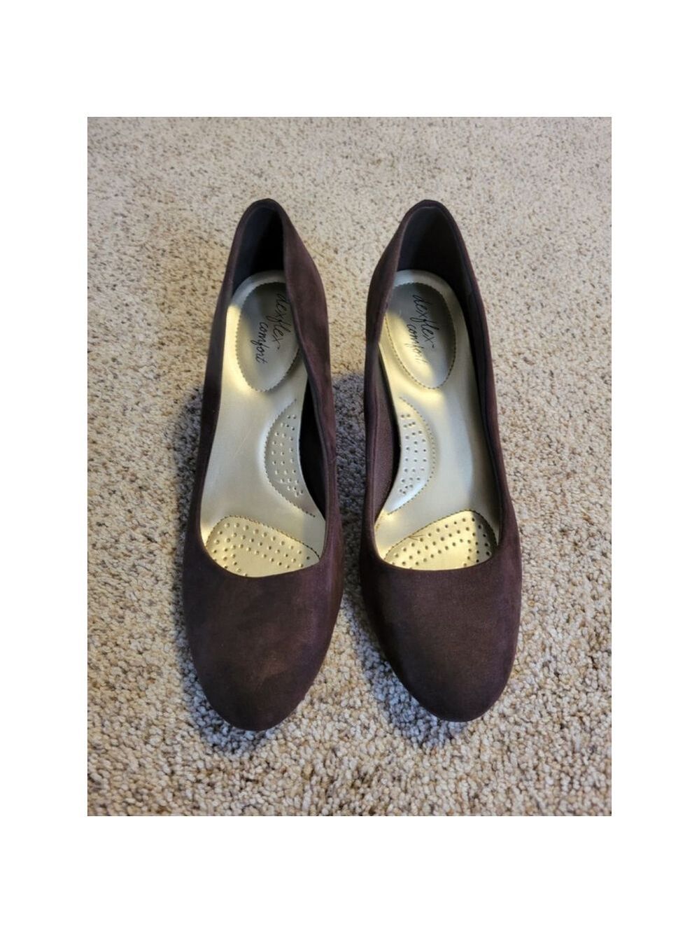 Women’s Size 10 Dexflex Comfort Heels, Brown - Picture 2 of 6